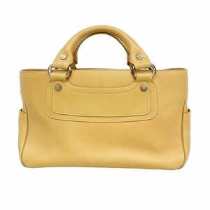 Celine Boogie Bag Leather Handbag, Light Brown, Women's